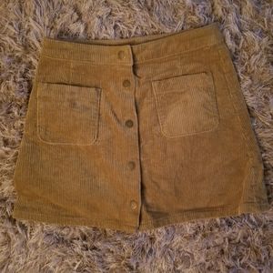 Corduroy Skirt